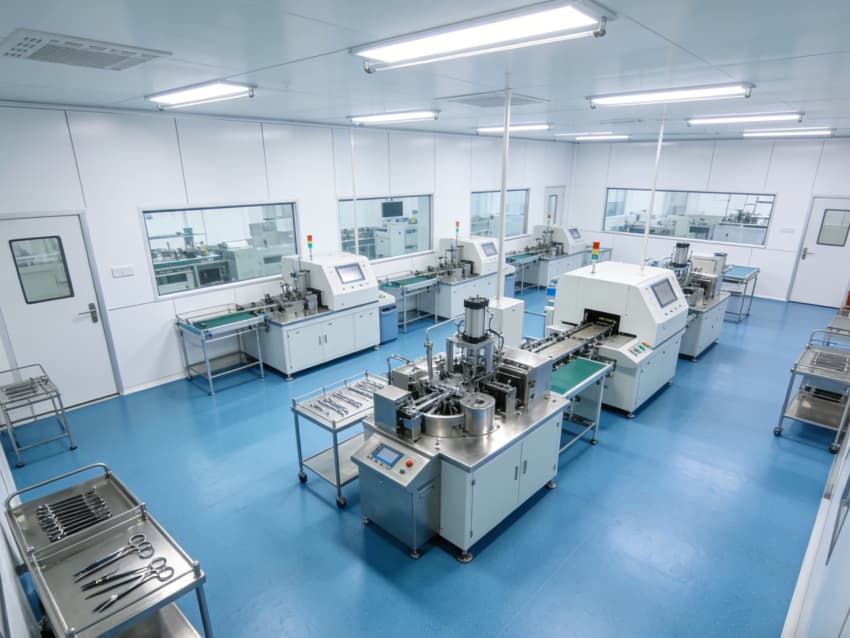 合肥廠房裝修：萬(wàn)級(jí)手術(shù)器械無(wú)菌廠房?jī)艋b修方案