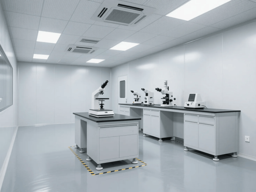 淮南1200平恒溫恒濕實驗室裝修效果分享